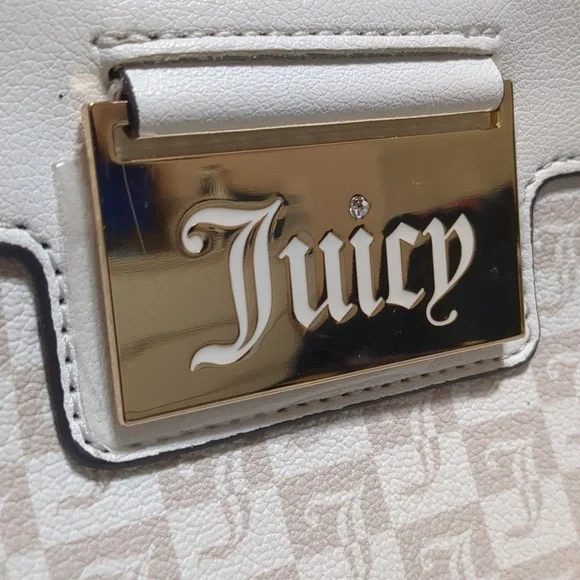 Juicy Couture Miss Juicy Satchel White Shoulder Bag - Picture 4 of 11